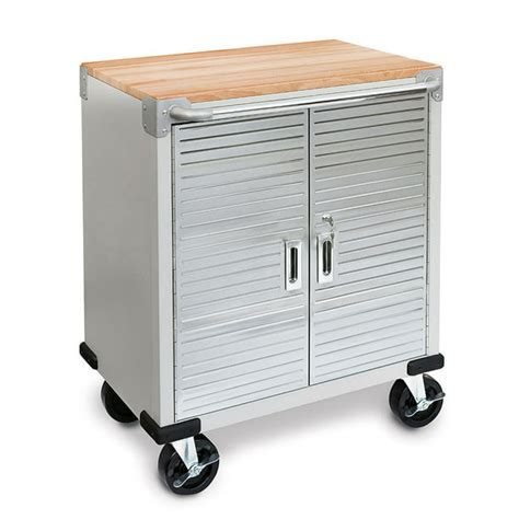 seville classics ultrahd stainless steel 2-door lockable storage cabinet|seville classics ultrahd rolling storage.